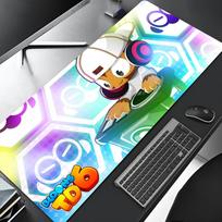 Bloons TD  Mouse Pad Cartoon Lockedge Large Gaming Pad Computer Gamer Keyboard Mat Desk Mousepad PC Desk Pad 40x80x0.2cm blue
