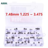Motociklo Variklio Dalys Reguliuojami Vožtuvų Atraminiai Žiedai 7.48mm Pilnas Vožtuvų Atraminių Žiedų Rinkinys Velenėliai 1.225 ~ 3.475 (įtraukti 5 vnt) 3.225-3.425
