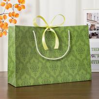 Elegantiškas dovanų maišelis: Prabangi gimtadienio, drabužių ar saldainių laikymo dėžutė su juostele Gucci Green; White Cardboard; Small 18*10*16cm brown
