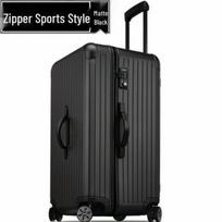32 colių didelės talpos riedantis lagaminas, 28 colių itin lengvas sukamasis lagaminas, 26 colių moteriškas bagažas, vyriškas sportinio stiliaus 22-inch Sports Zipper gray
