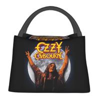 Ozzy Osbourne British Heavy Metal Rock Music Singer Insulated Lunch Bag for Women Kid Portable Food Boxes Thermal Lunch Box Tote One Size white