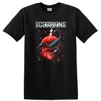 Scorpions Scorpion Retro Rock Heavy Metal T Shirt Cool Graphic Tee L black