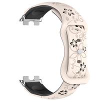 Silicone Smart Watch Wristband Adjustable Bracelet New Wrist Strap for Huawei Band 10 8 9 Universal 4 white