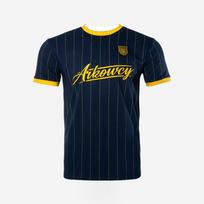 Unisex Lenkija Arka Gdynia Futbolo Klubas Daugiaspalvis Marškinėliai Greitai Džiūstantis Apvalia Kaklo Dalimi Laisvalaikio Trumpomis Rankovėmis Viršus Gerbėjams 2XL black