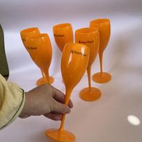 VIP šampano taurių kibiras ir padėklas