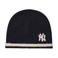 MLB Dryžuota Megzta kepurė Beanie New York Yankees Medvilnė Poliesteris Vilna Nailonas Akrilas Liocelas Unisex Porai Juoda 3ABNBM846-50BKS juoda
