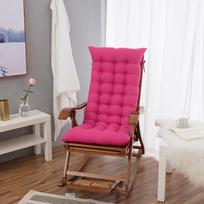 Keturkampio supamojo krėslo pagalvėlė studijoms/svetainei - Rotango gultas Single Seat 53*53 cm rožinė raudona spalva