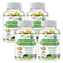 XEMENRY - 5000 mg Astragalo šaknies ekstrakto - šlapimo takų sveikatai, imuninės sistemos sveikatai ir kepenų sveikatai. 120*4