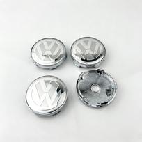 4 vnt. 60 mm Volkswagen VW R Golf Tiguan Jetta GTI Bora ID.3 Polo Passat Rline Automobilio rato centrinės dangtelio lipdukai Stebulės dangtelis