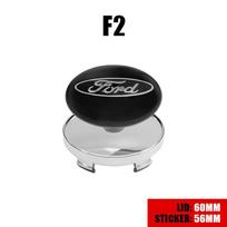 4 vnt. 60 mm automobilio ratlankio centrinis dangtelis Auto ratlankių dangteliai Emblema Ženklelis Ford Focus Fiesta Mondeo Ranger Kuga Mustang ST priedams black