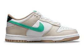 Nike Dunk Low Split Seam White Tan Mint GS DX6063-131 36.5 white
