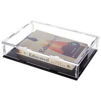 1 rinkinys Akrilinė knygų vitrina Juoda 185x57,5x55mm gray