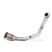 Motociklo išmetimo sistemos priekinė jungiamoji dalis Escape duslintuvas KTM DUKE 125 250 390 Adventure Husqvarna Svartpilen 401 2024 - 2026 KTM DUKE 125 250 390 white