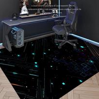 Cyberpunk Žaidimų Kėdės Kilimėlis Neslystantis Atsparus Purvui Žaidimų Kambario Grindų Kilimas Svetainės Miegamojo Kilimas Namų Dekoras 80x160cm 31x63inch