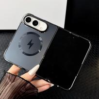 For iPhone Duo Fold Case Fashion Matte PC Hard Magnetic Protective Back Cover For MagSafe Wireless Charging Phone Shell Funda iPhone Ultra juoda