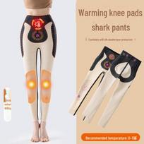 Silk Down Shark Leggings for Women: High-Waist, Plus Velvet, Warm Cotton Barbie Pants for Autumn and Winter Outerwear. XXL (140-160 lbs) beige