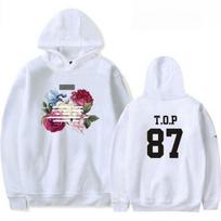 BIGBANG MADE Pasaulinio Turinio Hoodies G Dragon Tas Pats Džemperis Vyrams Moterims Rudens Šiltas Vilnos Hoodie Kpop Bigbang Gerbėjų Drabužiai 3XL white