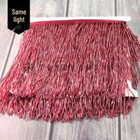 Rankų darbo karoliukų, kristalų ir auksinio kutuko sceninis kostiumas 15cm Length X 1 Yard Width gray