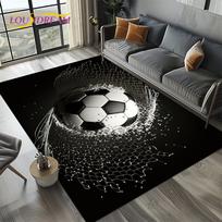 27 Stiliaus Futbolo Laukas Soccer Sportinis Kilimas Kilimas Svetainei Miegamajam Namų Sofos Dekoravimui, Vaikų Zonos Kilimas Neslystantis Grindų Kilimėlis 80*120cm
