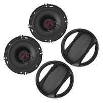 Poros automobilio garso aukštų dažnių garsiakalbis 6,2 colio 15,8 cm kupolinis garsiakalbis 90 dB 65–20 kHz 12 V universalus garso sistemai black