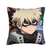 Anime K-Katsuki B-Bakugo Pillow Cover  Design Cushion Cover Cute Funny Pillow Case For Living Room Chair 12x12Inch beige