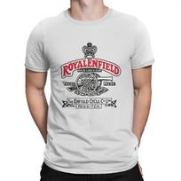 Royal Enfield Special Marškinėliai Vienas iš Britų Vintažinių Motociklų Kasdieniai Marškinėliai Vasariniai Marškinėliai Suaugusiems Aukštos Kokybės L gray