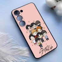 Madingas Kpop S-Stray-Kids telefono dėklas, skirtas Samsung S25 Ultra S24 S23 S22 S21 S20 Plus Fe Galaxy A54 A53 A34 A25, silikoninis dangtelis Samsung Note20Ultra black