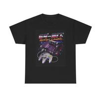 N64 Gaming Console Tshirt Retro 90s Kids Nostalgia Unisex Heavy Cotton Tee Unisex T-Shirt XXXL gray