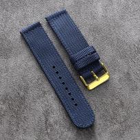 18mm 20mm 22mm 24mm Quick Release Canvas Watch Straps Nylon Band Men Women Replacement Watchbands for Smartwatch Aaccessories 20mm black