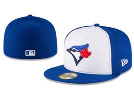 Toronto Blue Jays Siuvinėta apsaugos nuo saulės kepurė - Visiškai uždara beisbolo kepurė poroms 7 blue