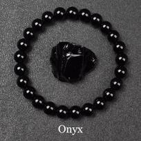 Natūralaus auksinio obsidiano akmens karoliukų apyrankė vyrams ir moterims, auksinės šviesos, vaivorykštės obsidiano, neapdoroto akmens, apvalaus karoliuko, natūralios energijos papuošalas 6mm beads&21cm-8.3inch black