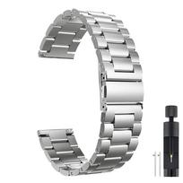 22 mm metalinis dirželis Xiaomi Watch 2/S3 Laikrodžio juosta Xiaomi Watch S1 Active/Pro Dirželiai xiaomi watch s2/MI Color 2 Apyrankė 22mm universal gray