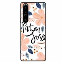 Dėklas Sony Xperia 1 dėklas Animacinis minkštas TPU telefono dėklas Sony Xperia1 iii Silikoniniai dėklai Sony Xperia 1 ii J9110 J8110 Xperia 1 iii gray
