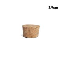 Tiesūs kūginiai kamštiniai kamščiai Sandarinimo puodelis Laboratorinis mėgintuvėlio kamštis Virdulys Įrankiai Virtuvės priedai 2.9cm-4 beige
