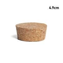 Tiesūs kūginiai kamštiniai kamščiai Sandarinimo puodelis Laboratorinis mėgintuvėlio kamštis Virdulys Įrankiai Virtuvės priedai 4.9cm-5