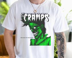 The Cramps Goo Goo Muck T-Shirt 70 80s Punk Rock Band on Comfort Colors 1717 Tee L black