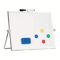 40x30cm Wipe Clean Magnetic Board With Adjustable Angle Stand And Complete Writing Set white