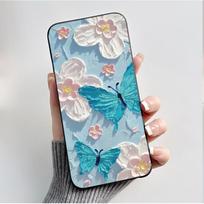 For Nokia 105 4G 2023 Case Fashion Flower Painted Black Soft Silicone TPU Funda Coque for NOKIA 105 4G (2023) Cover Nokia105 2G Nokia 105 4G 2023 gray