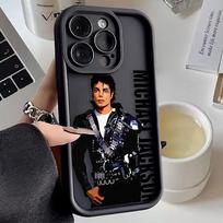 M-Michael J-Jackson Singer Phone Case For Realme 16 15 15T 7 7I 8 8I 9 11 12 13 14 5 5I 6 6I 5S NARZO 50 50A 50I DIY Case Cover REALME125G gray