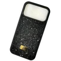 Auksinis Deimantinis Bling Daugiaspalvių Cirkonių Dėklas iPhone 17 16 15 14 Plus+ 13 12 Pro Max 17e 16e Air Glitter Apsauginis Dangtelis iPhone17e juoda
