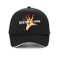 System Of A Down Punk Baseball Cap Men New 100% Cotton Hip-Hop Cap Music Fans Men Women Rock Snapback Hats Adjustable black