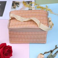 Portable Thermal Insulated Picnic Lunch Box Storage Bag Pouch Waterproof Cooler one size beige