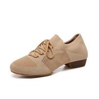 Fly Woven Mesh šokių batai mergaitėms ir moterims Valso tango jogos baleto mokytojų treniruočių šokių batai 31 kupranugaris