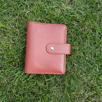 A7 Binder Notebooks Customizable Loose Leaf PU Leather Money Organizer Budget Binders with 6rings Learning Binder (Brown,A7) ruda