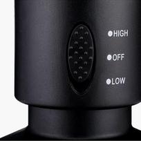 Mini USB Bladeless Tower Fan 2 Wind Speeds and Modes Standing Fan for Bedroom Living Room Home Office Black black