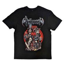 Oficialiai licencijuoti Holivudo vampyrai Juodi unisex marškinėliai 2 dizainas L black