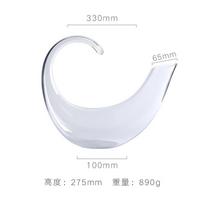 Scorpion Decanter Crystal Glass Hand Blown Creative Rooster Wine Decanter for Red Wine Aerator white