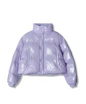 Avandress Siberia Duck Shiny Crop Padding Purple Purple/L gray