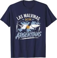 Las Malvinas Son Argentinas, Malvinas are Argentinian Unisex T-Shirt L gray