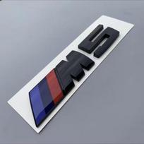 3D Emblem Car Fender Side Rear Trunk Badge M Logo Sticker Number Decal For BMW M1 M2 M3 M4 M5 M6 M7 Performance Auto Accessories 11.5x2.7cm white
